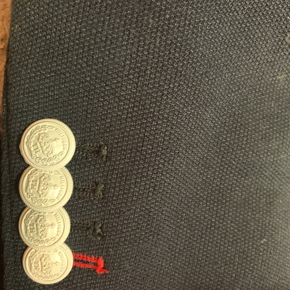 Tommy Hilfiger Nautical Cotton Blazer, Size 4 - Picture 7 of 8